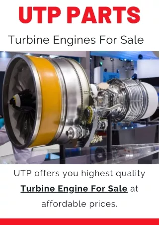 utp parts turbine engines for sale