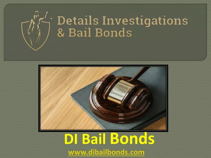 di bail bonds