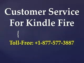 Customer Service For Kindle Fire