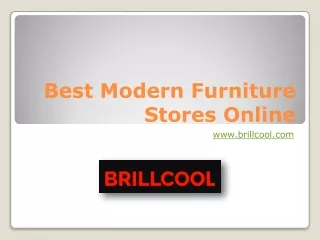 Install Excellent Modern Furniture in Your Home Now!