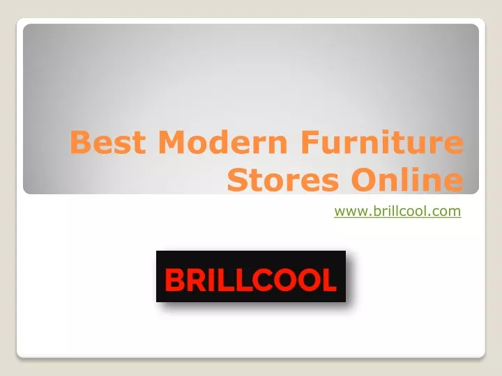 best modern furniture stores online