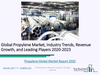 global global propylene propylene market industry