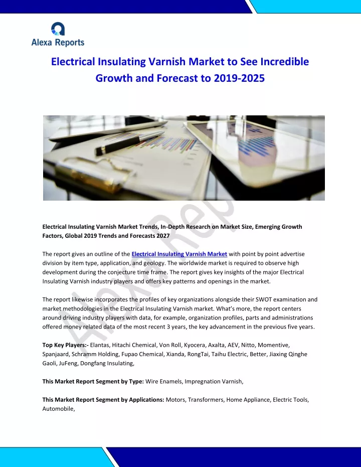 electrical insulating varnish market