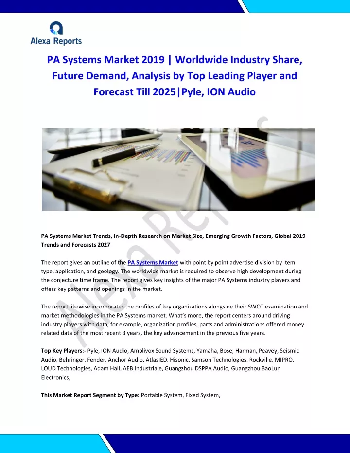 pa systems market 2019 worldwide industry share