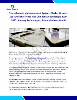track geometry measurement systems market growth