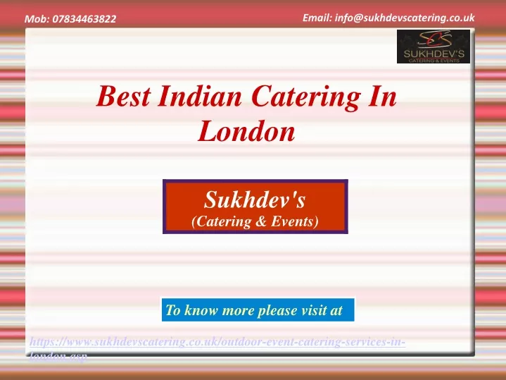 best indian catering in london