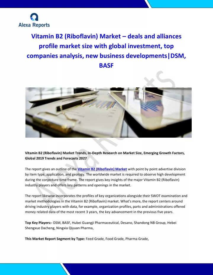 vitamin b2 riboflavin market deals and alliances