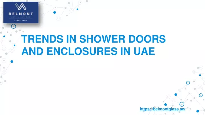 trends in shower doors and enclosures in uae