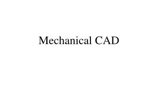 mechanical cad