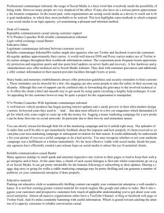 professional communique informal the usage