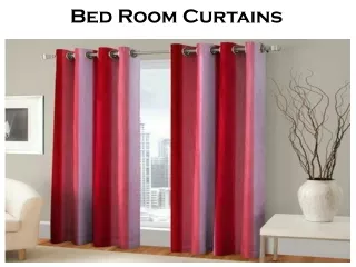 bed room curtains