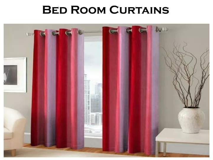 bed room curtains