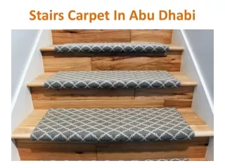 stairs carpet in abu dhabi
