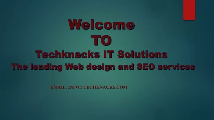 email info@techknacks com