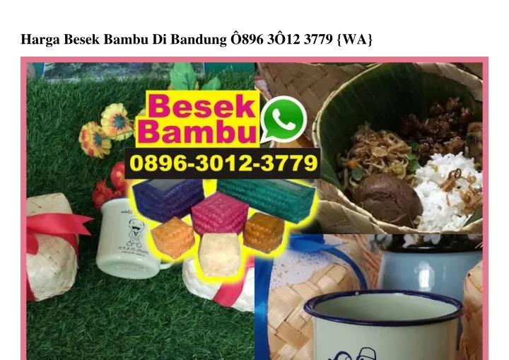 harga besek bambu di bandung 896 3 12 3779 wa