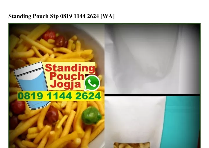 standing pouch stp 0819 1144 2624 wa