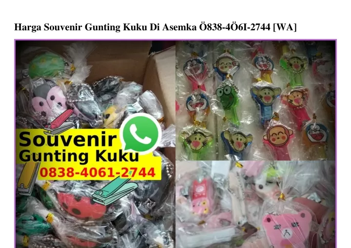 harga souvenir gunting kuku di asemka