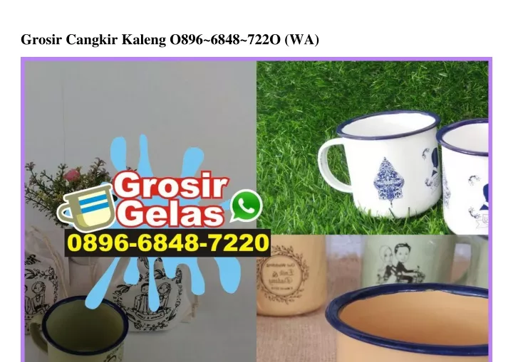 grosir cangkir kaleng o896 6848 722o wa