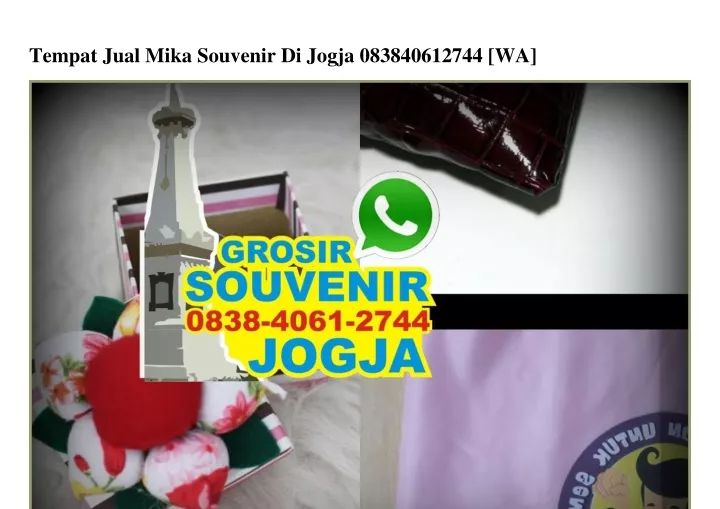 tempat jual mika souvenir di jogja 083840612744 wa