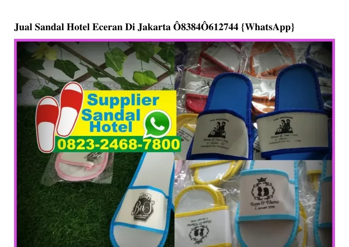 jual sandal hotel eceran di jakarta 8384 612744