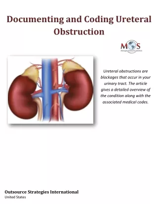 documenting and coding ureteral obstruction