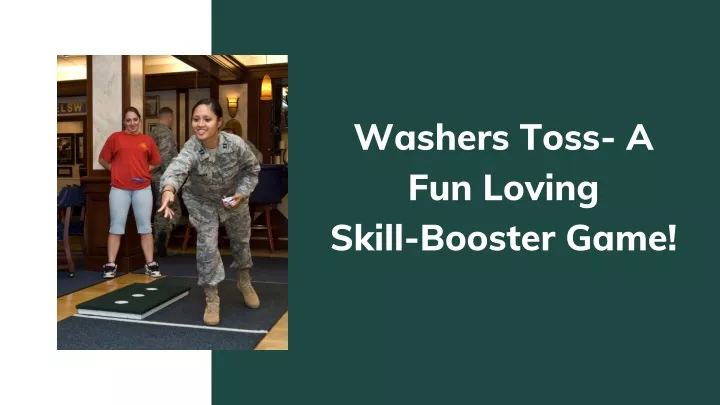 washers toss a fun loving skill booster game