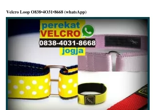 velcro loop o838 4o31 8668 whatsapp