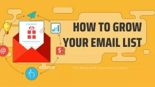 How to grow your email list  | SMBELAL.COM