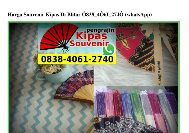 harga souvenir kipas di blitar