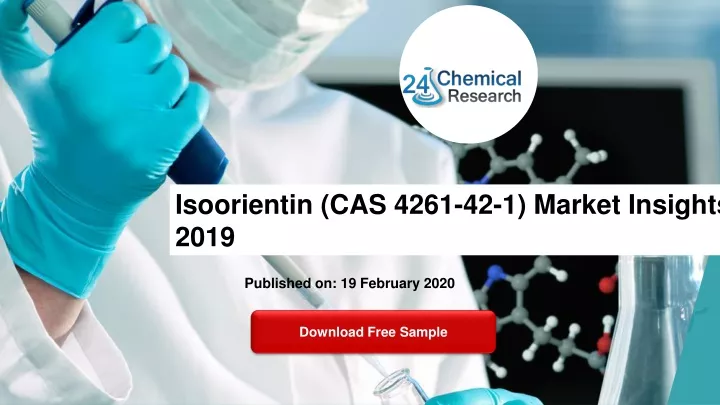 isoorientin cas 4261 42 1 market insights 2019