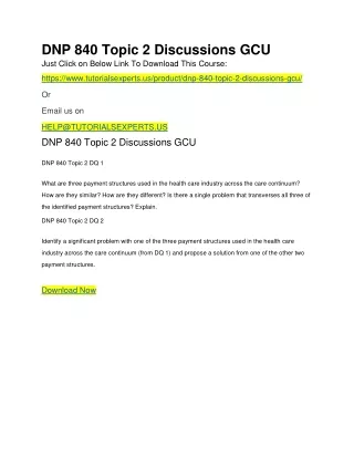 dnp 840 topic 2 discussions gcu just click