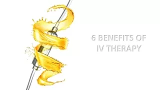 Know The Benefits Of IV Therapy