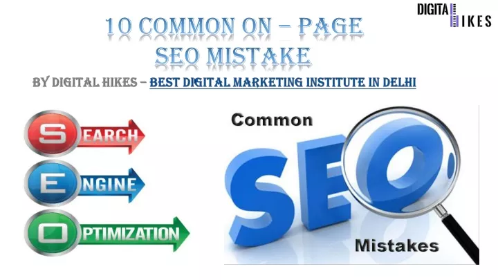 10 common on page seo mistake