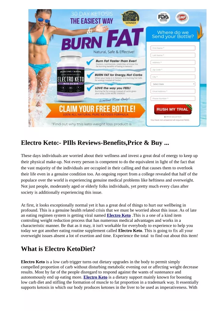 electro keto pills reviews benefits price buy