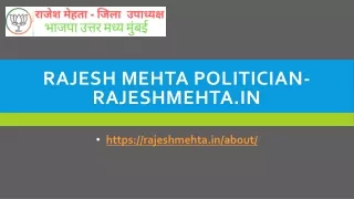 rajesh mehta politician rajeshmehta in