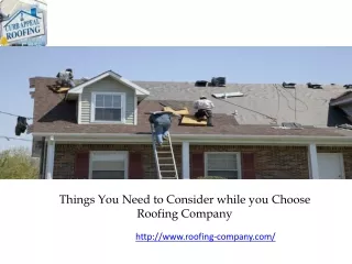 things you need to consider while you choose