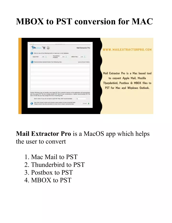 mbox to pst conversion for mac