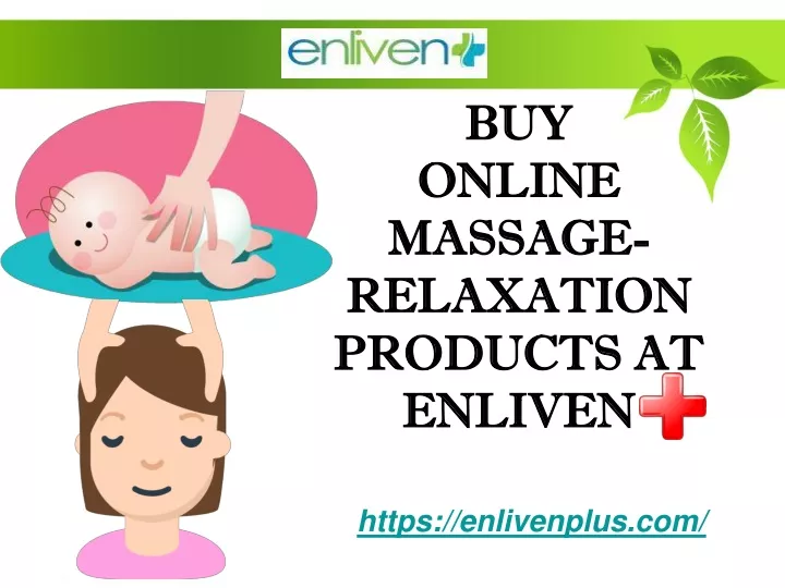 buy online massage relaxation products at enliven