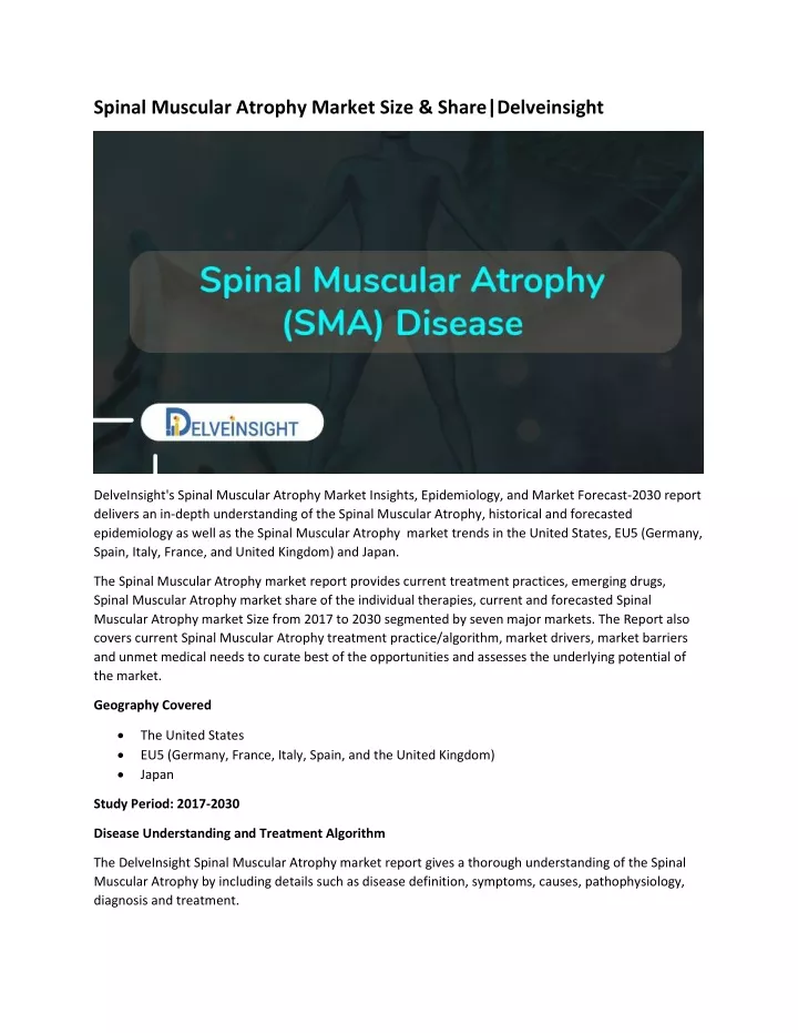 spinal muscular atrophy market size share