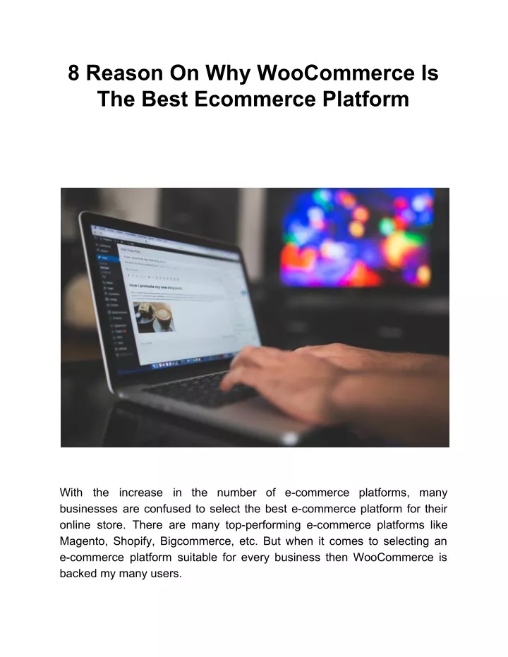 8 reason on why woocommerce is the best ecommerce