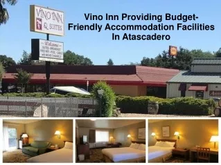 Vino Inn Providing Budget-Friendly Accommodation Facilities In Atascadero