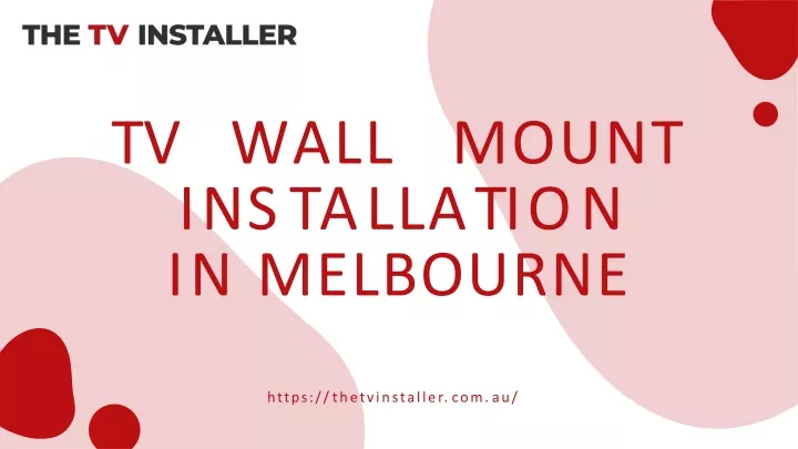 tv wall mount i n s t a ll a t i o n i n melbourne