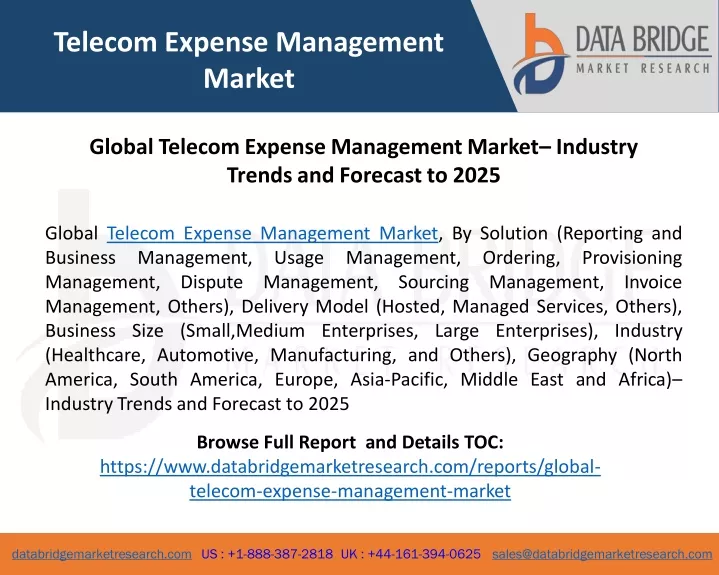 telecom expense management market