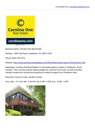 Carolina One Real Estate
