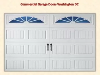 commercial garage doors washington dc