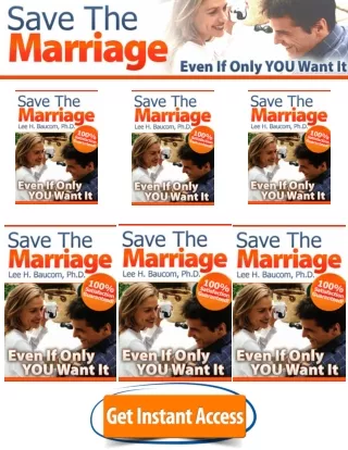 Save The Marriage System PDF, eBook by Lee Baucom