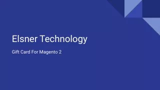 elsner technology