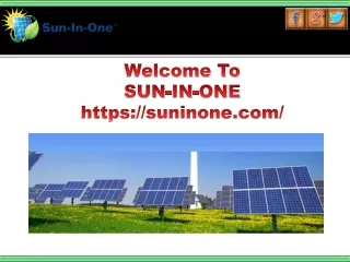 welcome to sun in one https suninone com