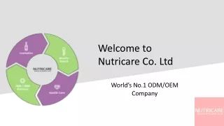 Korean Facial Care Products Supplier | Nutricare