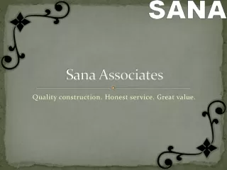Reliable Civil Construction Company in Gurgaon | Sana Associates